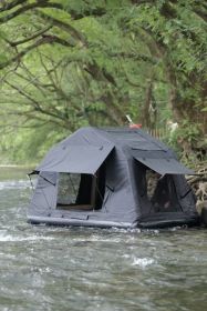 Foldable 2-3 People Amphibious Inflatable Car Roof Top Tent for camping Outdoor Glamping Camping Tent for SUV