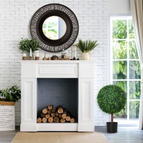 Topiary Artificial Faux Cedar Tree Spiral Fake Plant (Option: Green-350x350x630 mm)