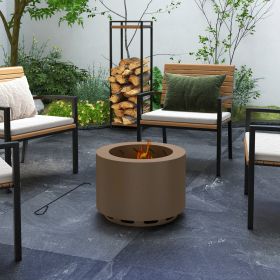 Smokeless Fire Pit (Option: Bronze-560x560x420 mm)