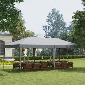 10' x 20' Pop Up Canopy Tent (Option: Gray-1190x360x230 mm)